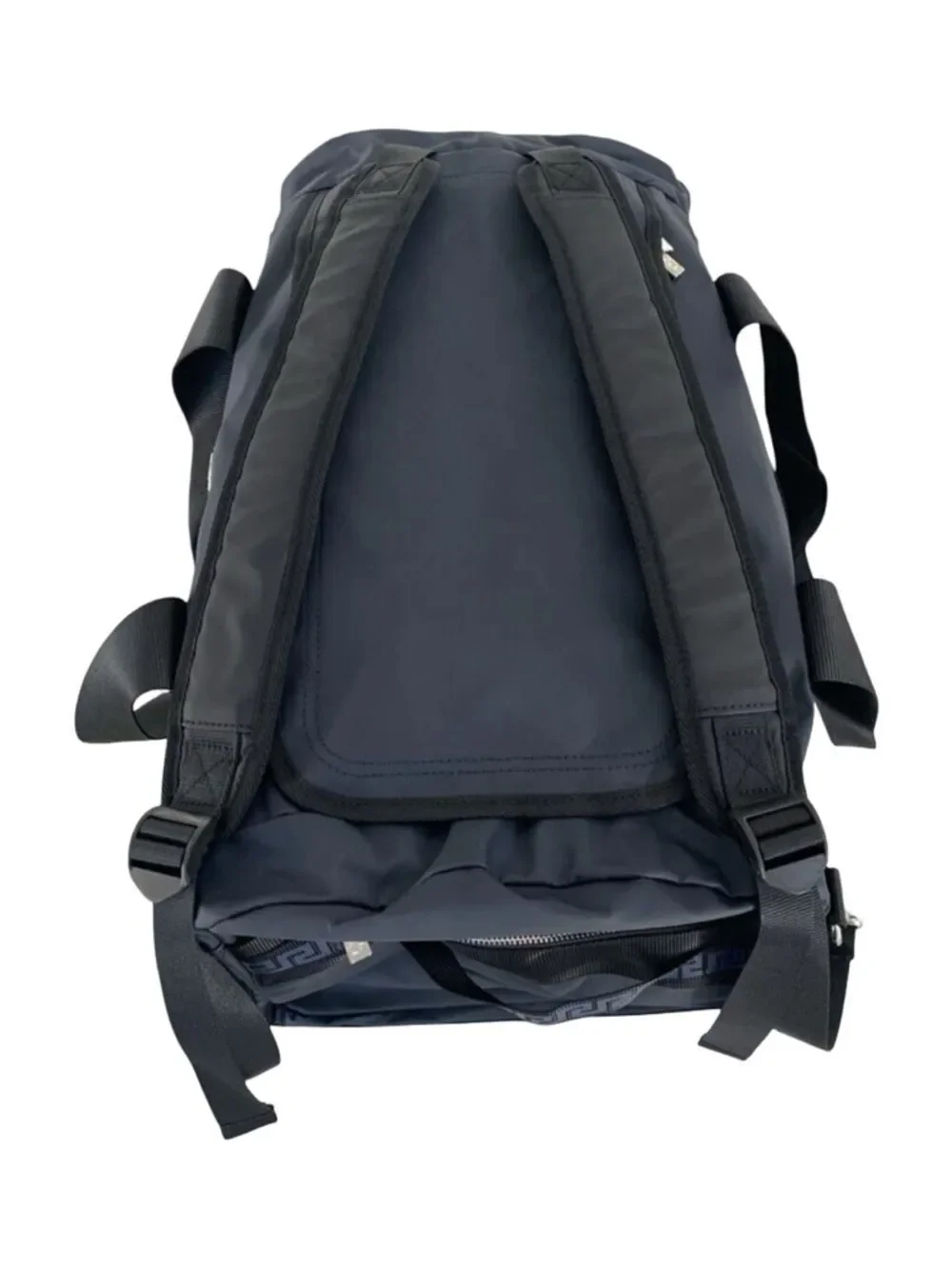 Versace Duffle dark blue Backpack faux gym Weekender travel Bag Par-fume